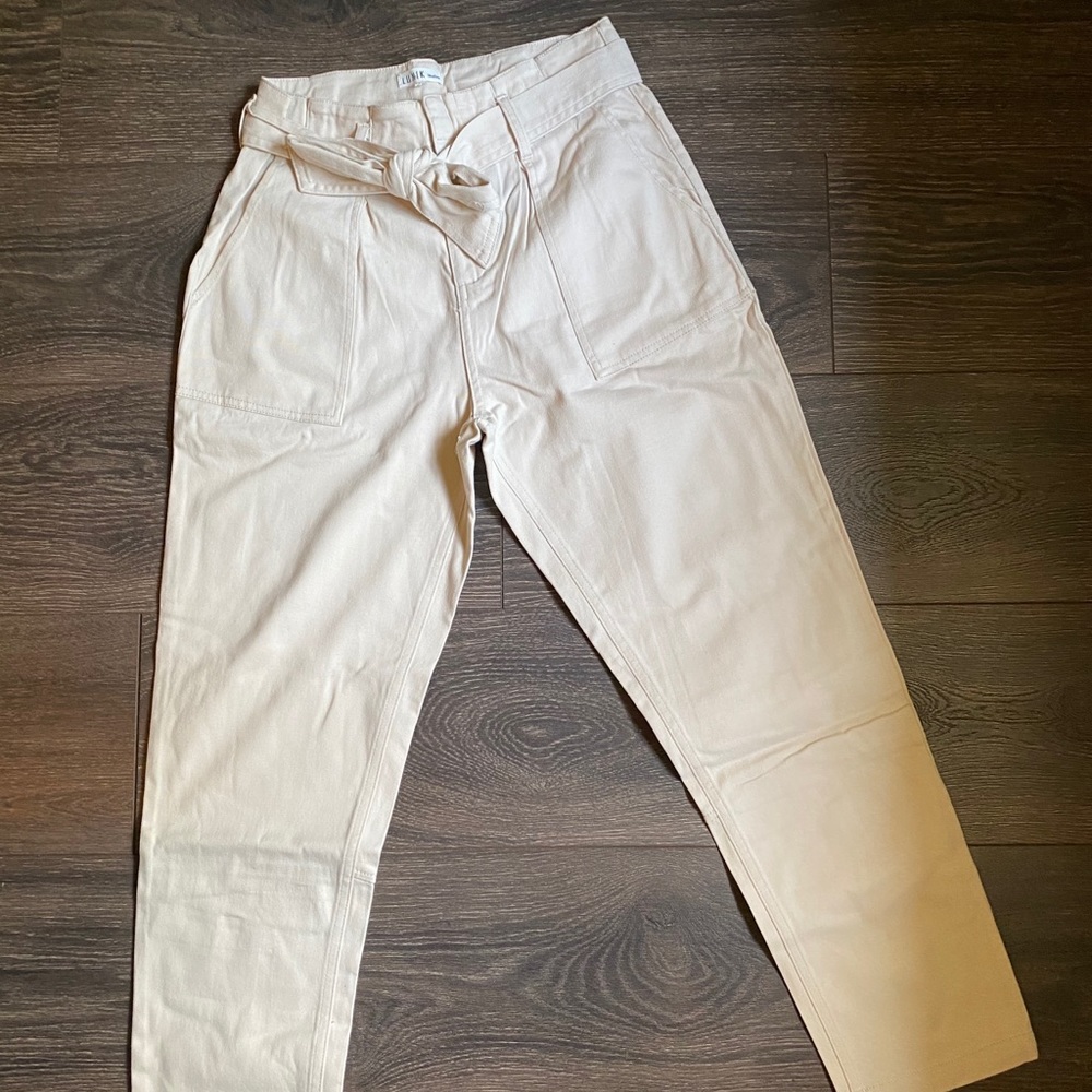 Cream pants